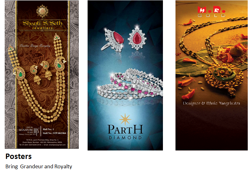 Posters for Jewellery Industry