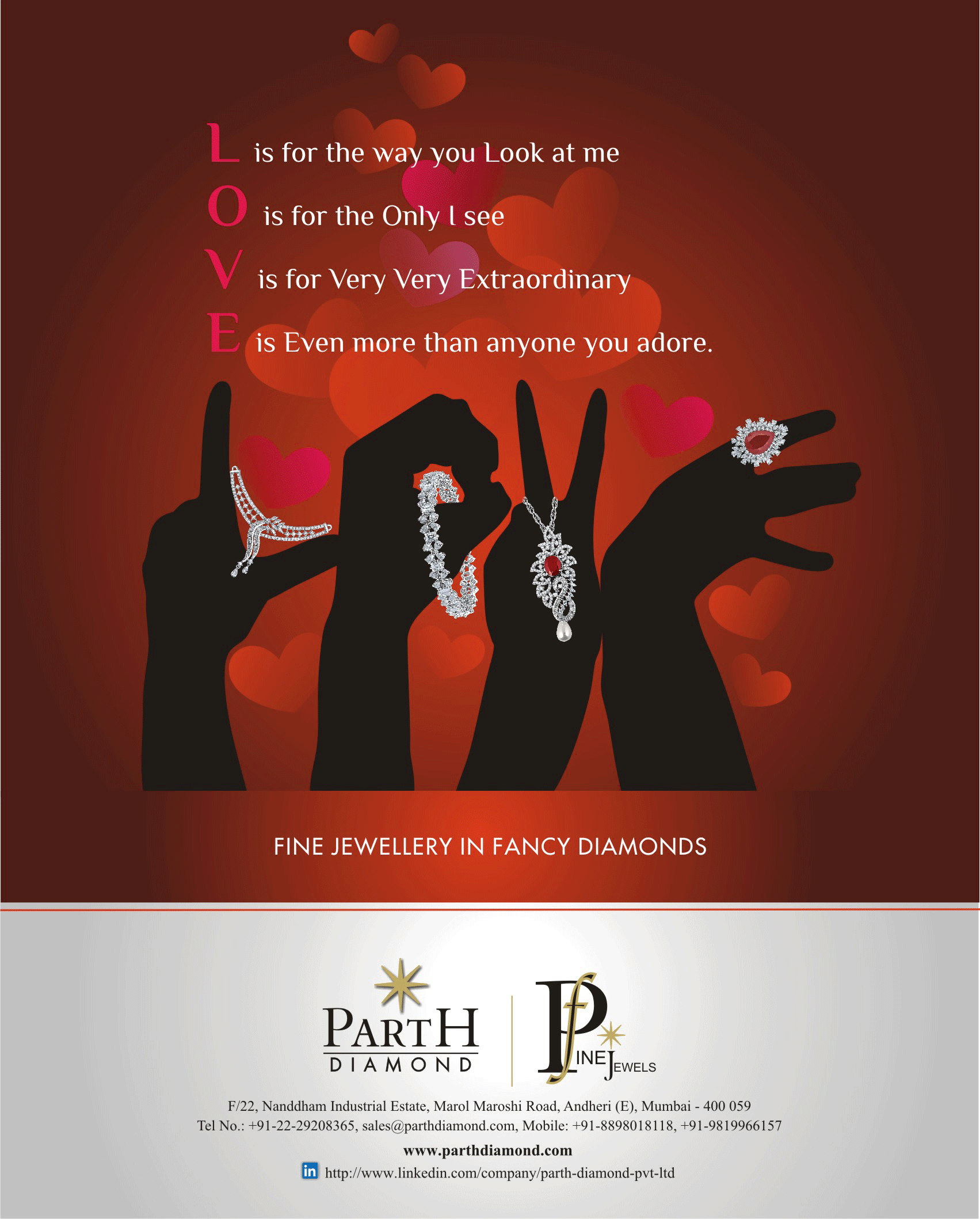 Parth Diamond Ad campaign
