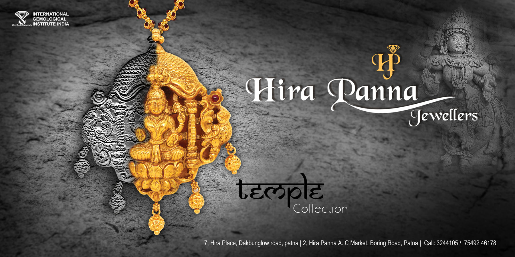 Posters for Hira Panna Jewellers