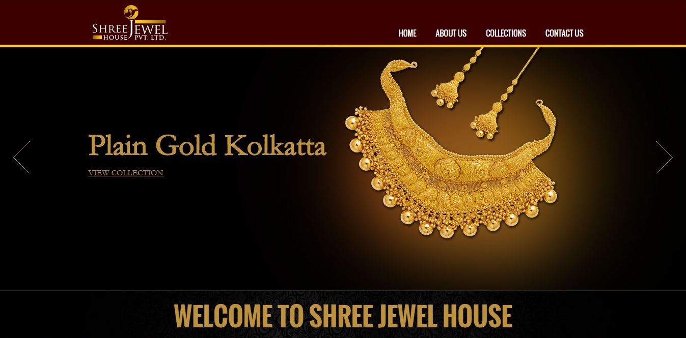 Website design for Shree Jewel House
