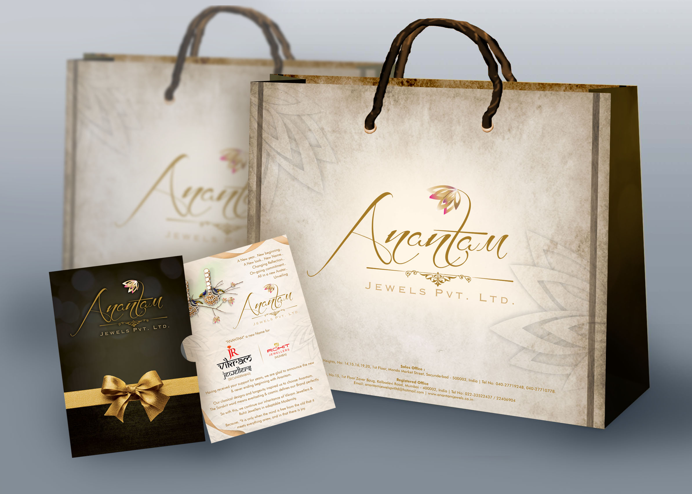 Packaging  design of Anantam Paper Bags 